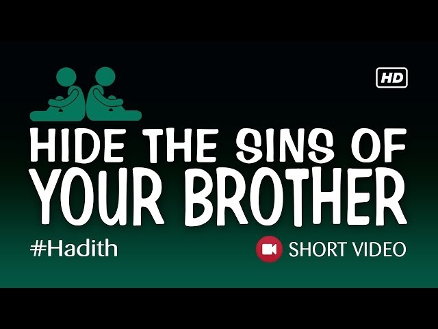 Hide The Sins Of Your Brother ᴴᴰ ┇ Islamic Short Video ┇ TDR Production ┇