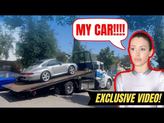 Kanye West's Gifted Porsche 911 For Wife Bianca Censori Towed In West Hollywood