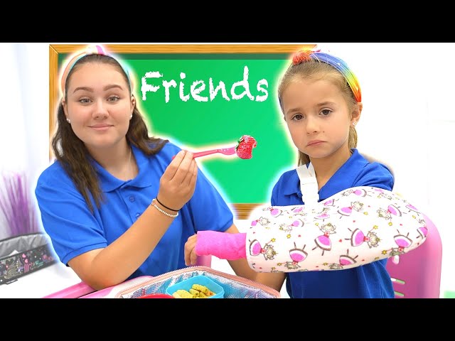 Ruby and Bonnie show the importance of helping friends in school