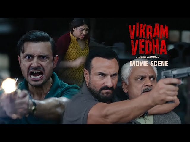 Abbas Kaahe Mara Gaya? | Vikram Vedha Movie Scene