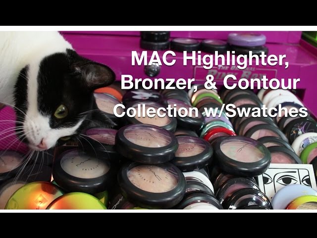 MAC Highlighter, Bronzer, & Contour Makeup Collection w/ Swatches