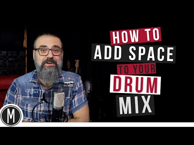 How to add SPACE to your DRUM MIX - mixdown.online