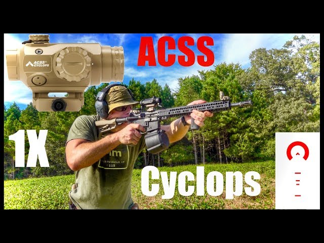 Primary Arms Cyclops 1x Prism Scope With ACSS Reticle Review