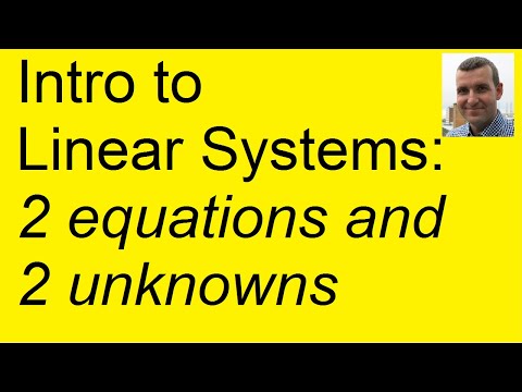 Intro to Linear Systems