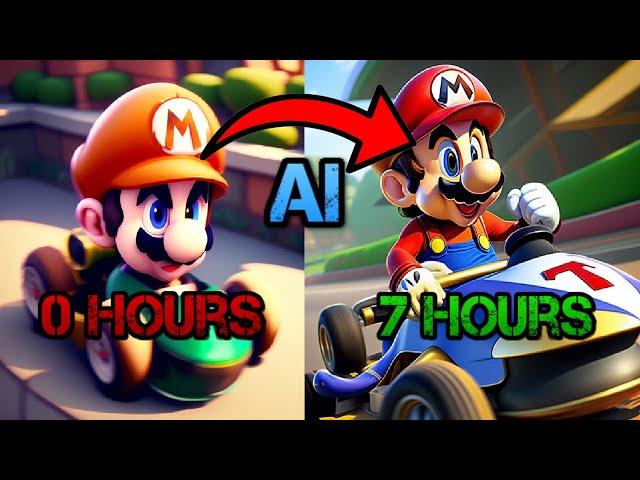 AI Learns Mario Kart in 7 Hours