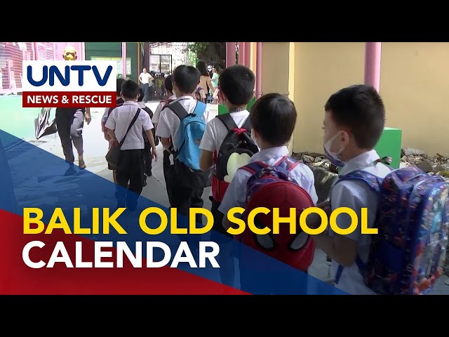 PBBM, nakikipag-ugnayan na kay VP Sara Duterte para maibalik ang June-March school calendar