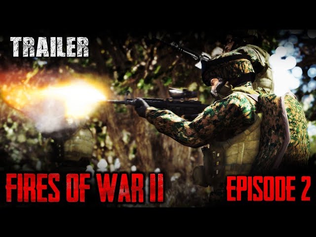 FIRES OF WAR II | Episode 3 | Trailer | GTA 5 War Movie (Machinima)