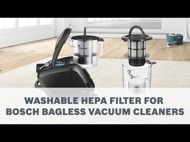 HEPA Filter for Allergy Sufferers - Bosch Vacuum Cleaner