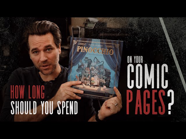 How Long Should You Spend On A Comicbook Page?? (Professional Advice.  Manga, Western & French BD)