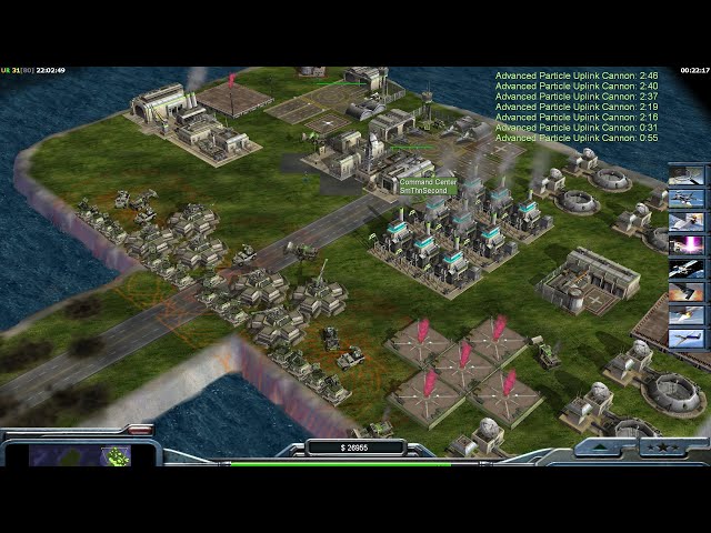 USA Super Weapon [Shockwave Mod] 1 v 5 Hard China Tank | Command & Conquer Generals | First Game
