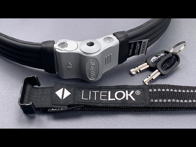 [964] LiteLok Silver Bike Lock Picked