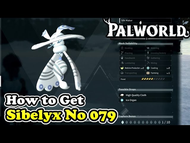 Palworld How to Get Sibelyx (Palworld No 079)