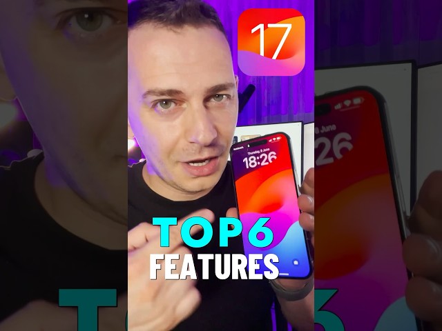 iOS 17 Beta Top 6 Exciting Features What to Expect! #ios17 #ios17beta #shorts #short