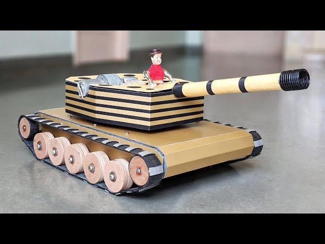 How to Make a RC Battle Tank with Auto load bullets & Shoots
