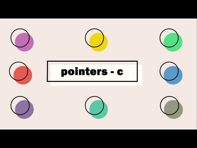 2 minute programming in c | Pointer Concept  | using pointers