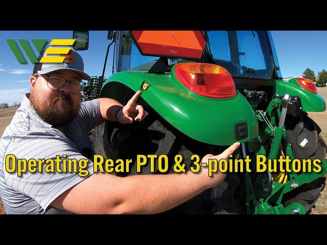 Rear Fender PTO and 3 Point Button Operations on John Deere Tractors