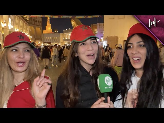 We are WINNING the World Cup! | Ecstatic Morocco fans go WILD in Qatar