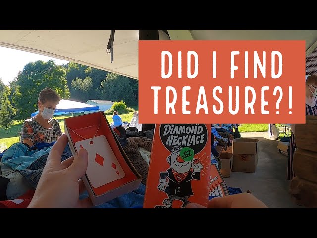 ON THE HUNT FOR TREASURE AT YARD SALES! | Garage Sale SHOP WITH ME to Sell on Ebay & Poshmark!