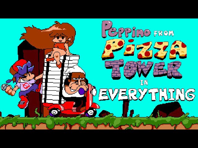 Peppino from Pizza Tower in... EVERYTHING