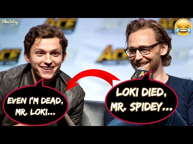 Tom Holland and Tom Hiddleston Makes Fun of Each Other - Avengers: Infinity War
