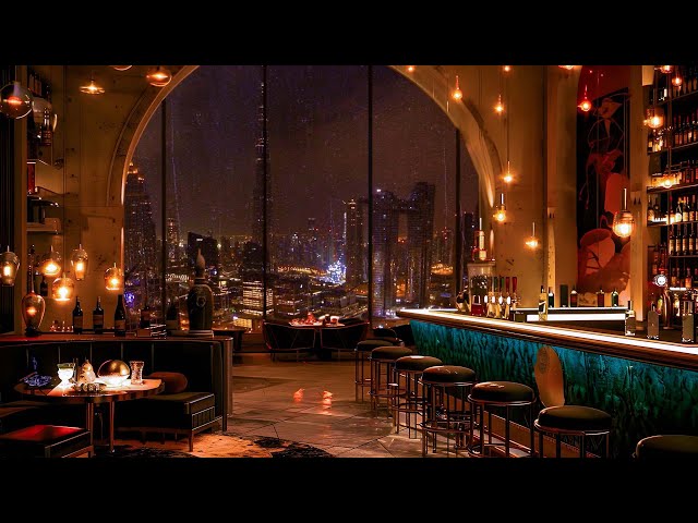 Night Late New York Jazz Luxury Lounge 🍷 Jazz Bar for Relax, Study, Work - Jazz Relaxing Music