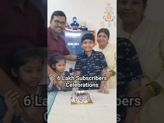 6 Lakh Subscribers Celebration || 600K Subscribers || Thank You all