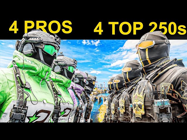 4 CALL OF DUTY PROS VS 4 TOP 250 RANKED PLAYERS (INSANE)