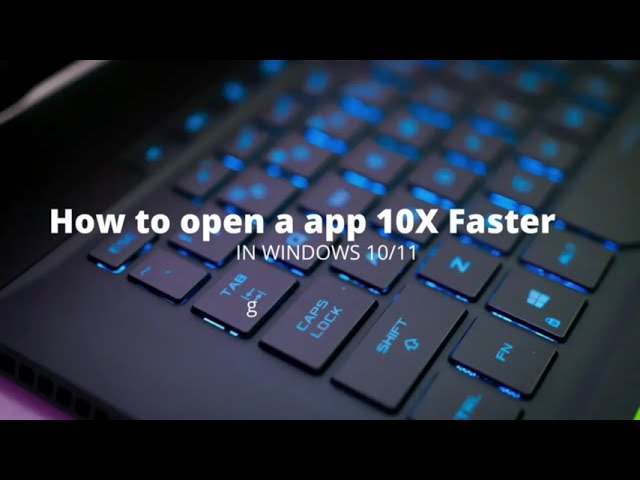 How to open a app 10x faster in windows 10 #shorts #computer