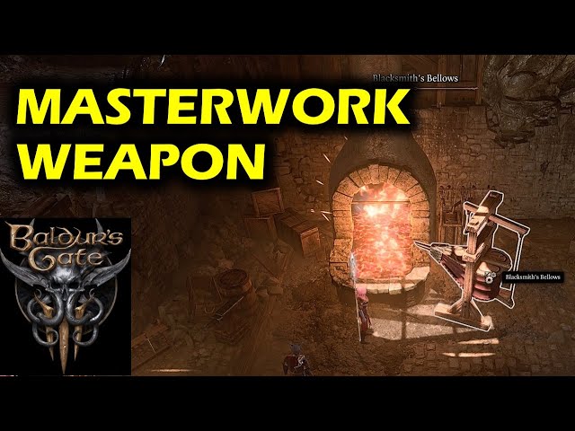 Finish The Masterwork Weapon | Baldur's Gate 3