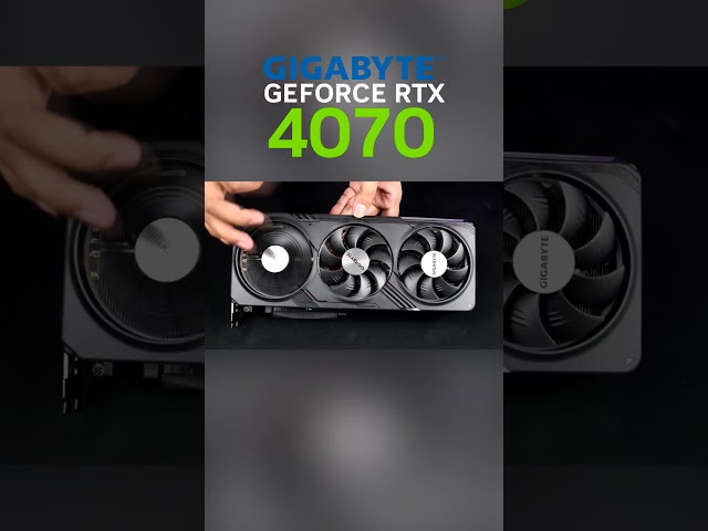 Gigabyte RTX 4070 Gaming OC Unboxing. #shorts #rtx4070