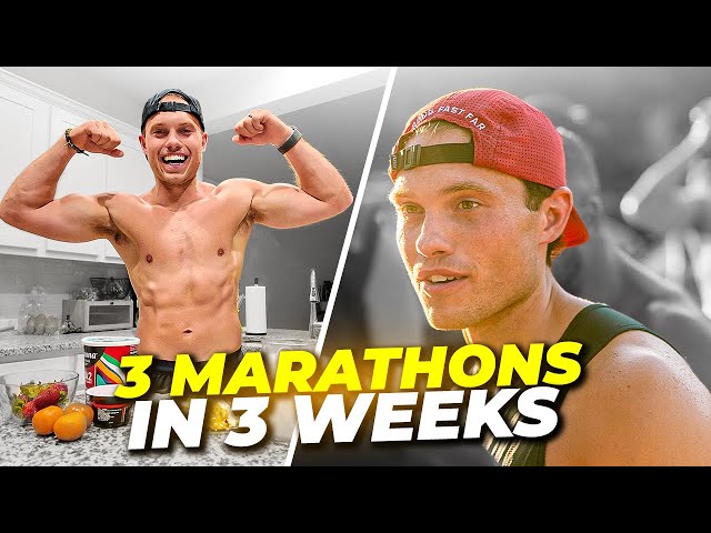 DAY IN THE LIFE - Training to Run 3 Marathons in 3 Weeks