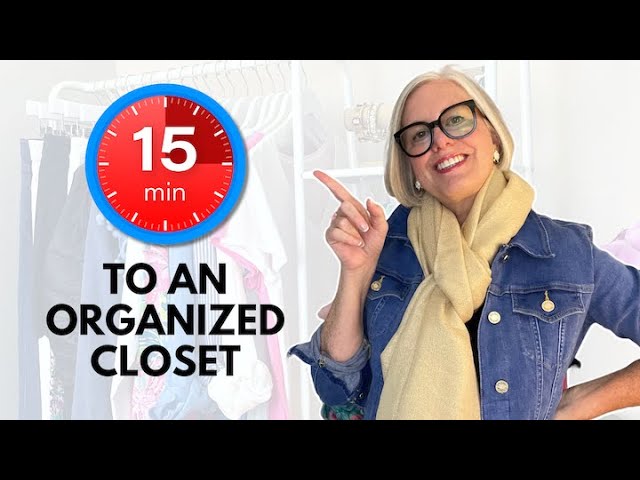 How to Clean & Organize Your Closet in 15 Minutes!