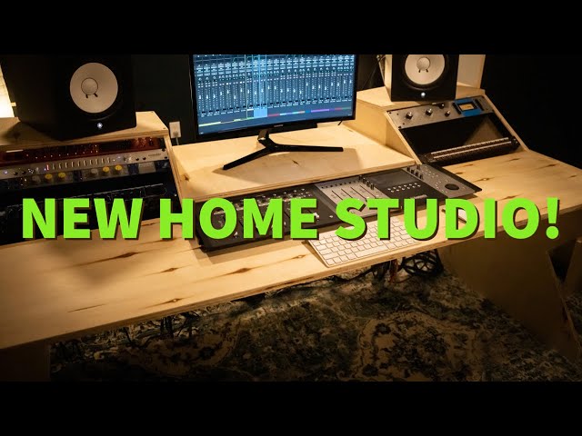 BUILDING my home recording studio - step by step