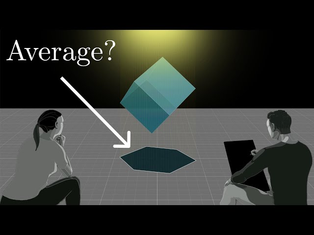 A tale of two problem solvers (Average cube shadows)