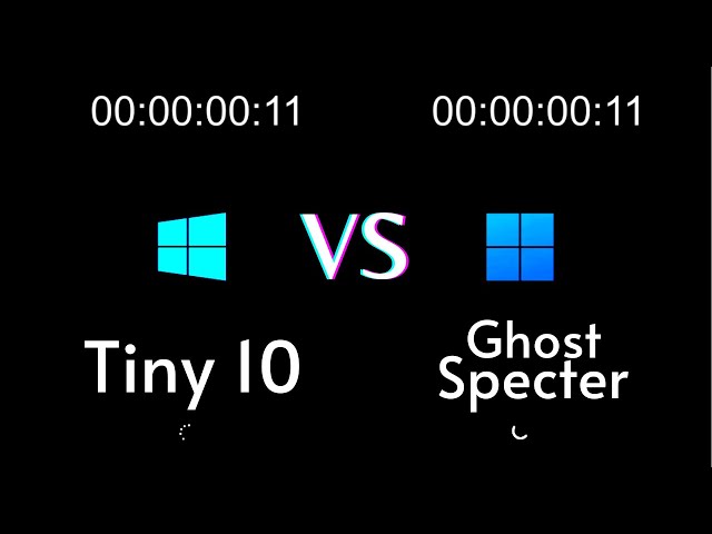Tiny10 vs Ghost Spactor | Speed Test (Which is Best?)