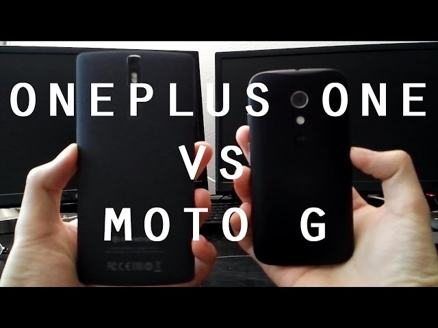 OnePlus One vs Moto G