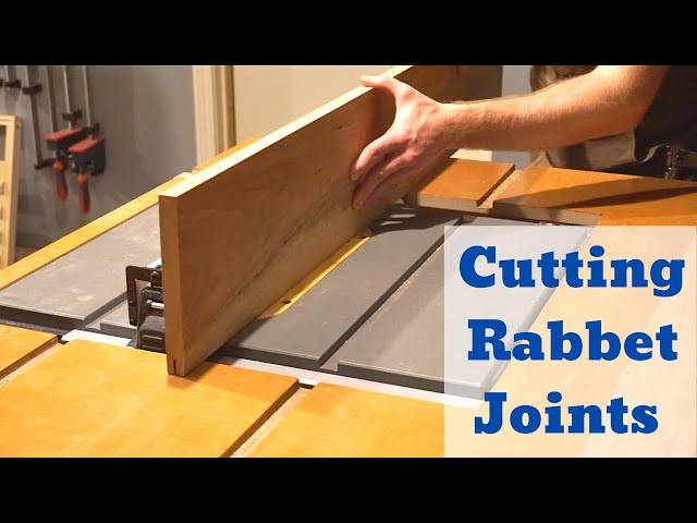 How to Cut a Rabbet with a Table Saw or Miter Saw