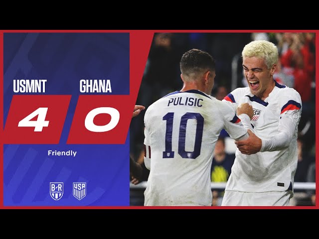 Gio Reyna scores twice as USA defeat Ghana | USMNT 4-0 Ghana | Official Highlights
