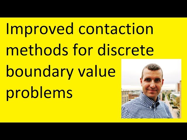 Improved contraction methods for discrete boundary value problems