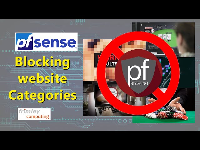 How to block website categories using pfBlockerNG