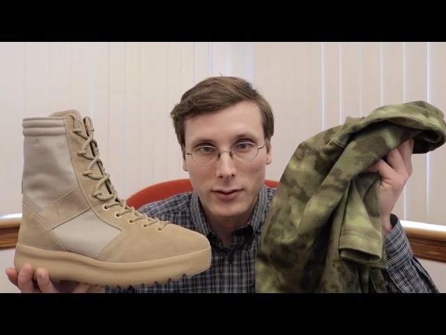 Yeezy Season 3 Military Boot and Camo Shirt Video