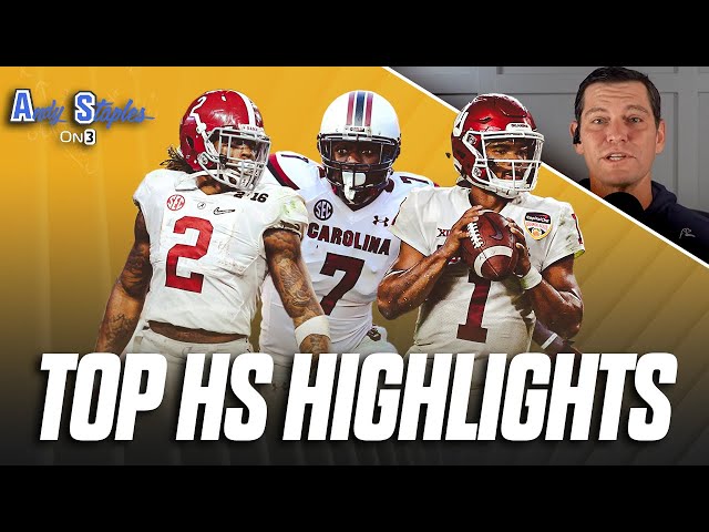 Top 10 High School Football Highlights | Reggie Bush, Jadeveon Clowney, Kyler Murray, Derrick Henry
