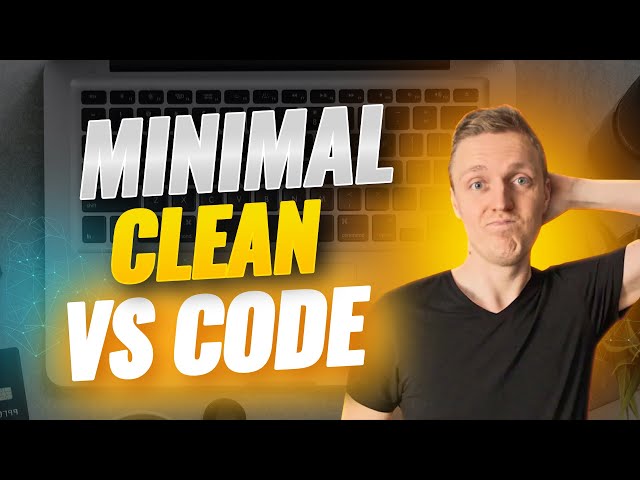 Super Clean Visual Studio Code Setup - Minimalistic Look