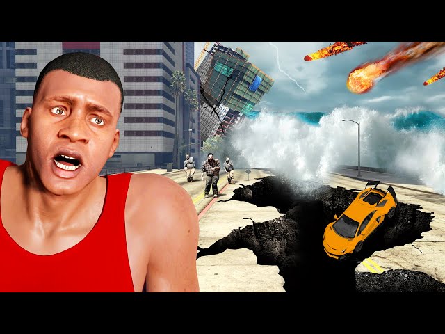 GTA 5 - The END of LOS SANTOS! (Earthquake, Tsunami, Volcanic Eruption, Meteors & More)