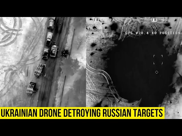 Ukrainian Drones Strike multiple Russian targets.