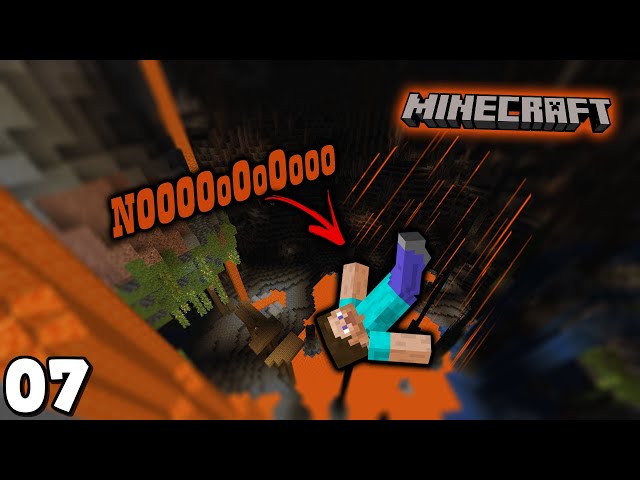 I Went down to the Lava Area and it is NOT GOOD in Minecraft // Part 7