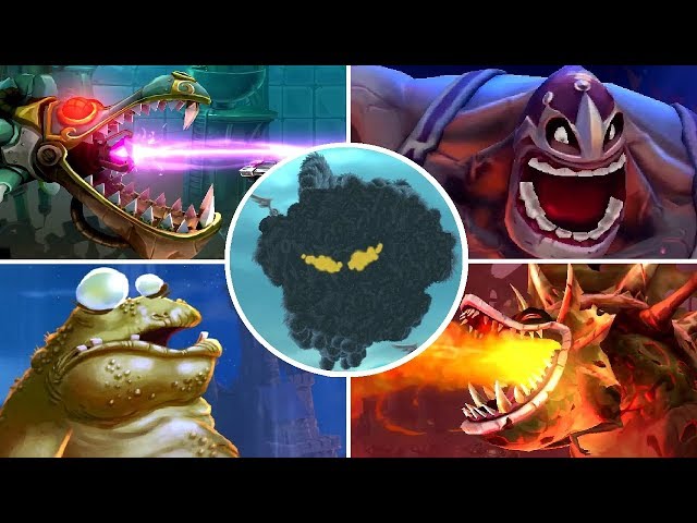 Rayman Legends Definitive Edition - All Bosses