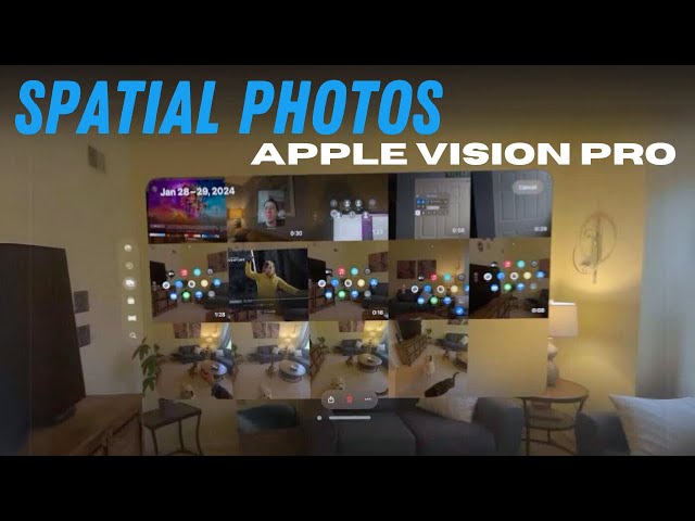 Apple Vision Pro: Taking Spatial Photos