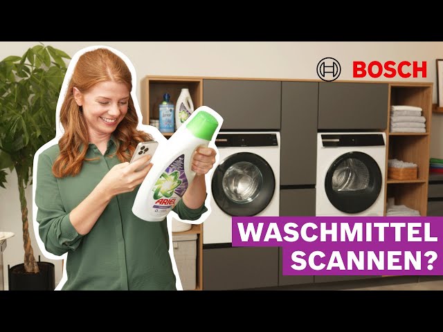 Smart und präzise: Optimale Waschmittel-Dosierung dank i-DOS! | Bosch Wäschepflege