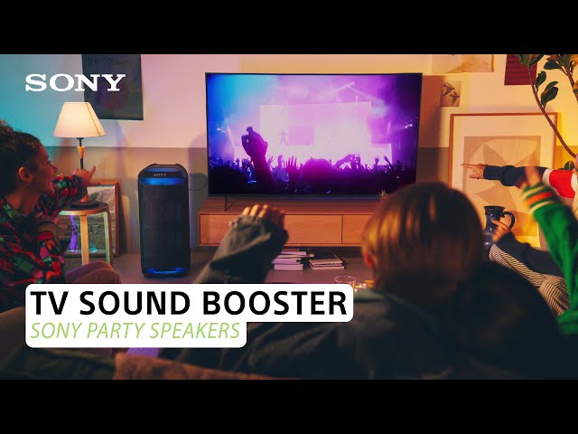 Sony | TV Sound Booster on select Sony Party Speakers